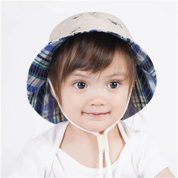 Sun Hat UPF 50+ Sun Protective Toddler Bucket Hat Pink - Picture 4 of 7